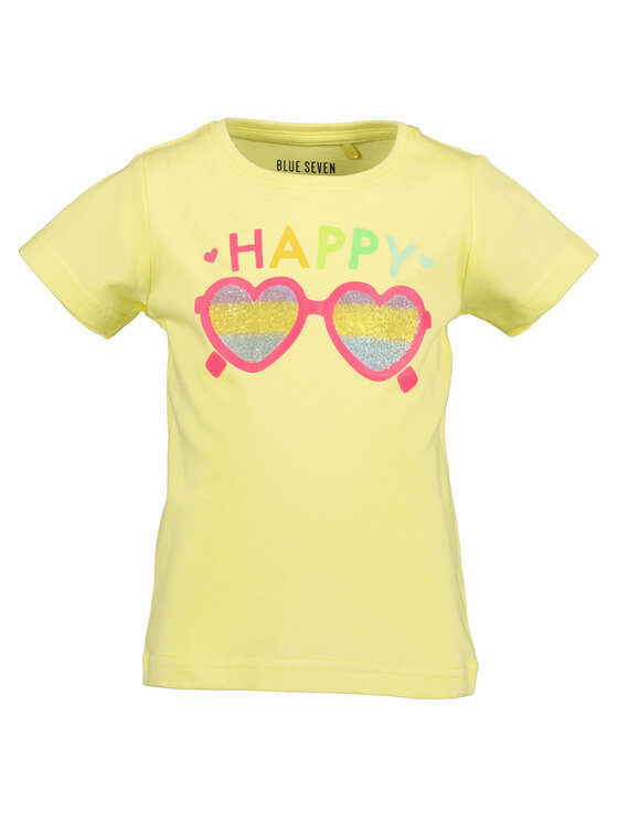Blue Seven Blue Seven T-shirt 702282 X Žuta Regular Fit