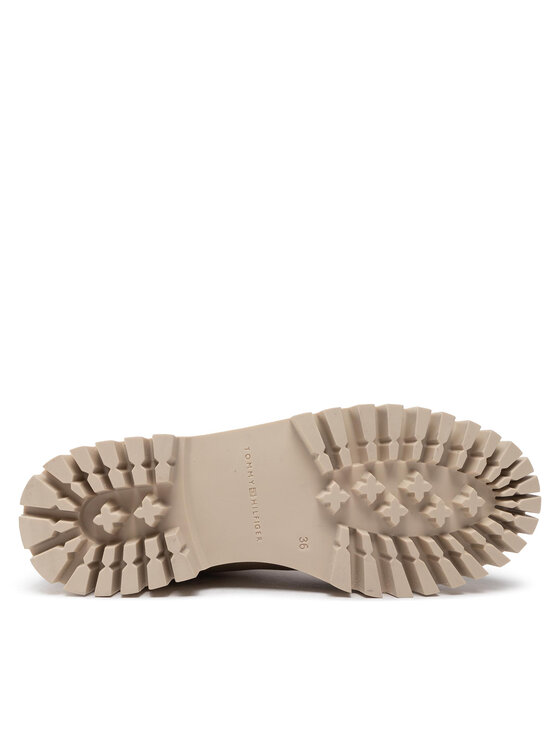 Tommy Hilfiger Tommy Hilfiger Schnürstiefeletten Th Casual Lace Up Boot FW0FW06549 Beige