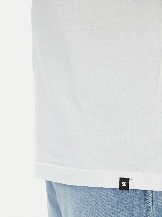 DC DC T-shirt ADYZT05461 Bianco Regular Fit