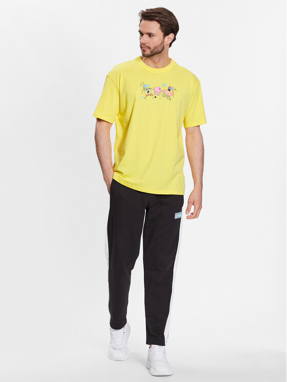 Puma Puma T-Shirt SPONGEBOB 538958 Κίτρινο Regular Fit