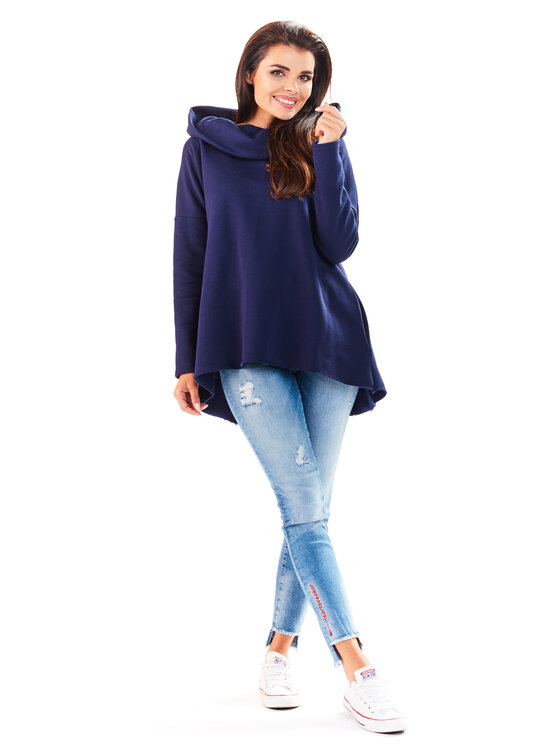 Awama Awama Felpa A200 Blu scuro Basic Fit
