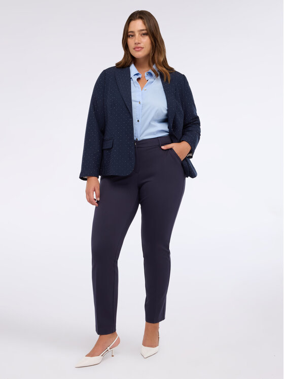 Fiorella Rubino Fiorella Rubino Pantaloni di tessuto P708L002234N034 Blu Regular Fit