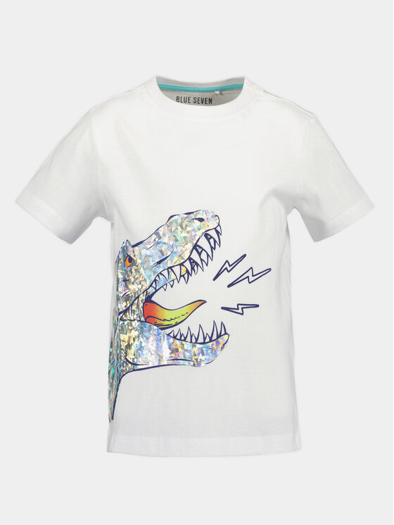 Blue Seven Blue Seven T-shirt 802319 X Bianco Regular Fit