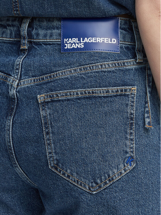 Karl Lagerfeld Jeans Karl Lagerfeld Jeans Džinsi B2W10086 Zils Straight Fit