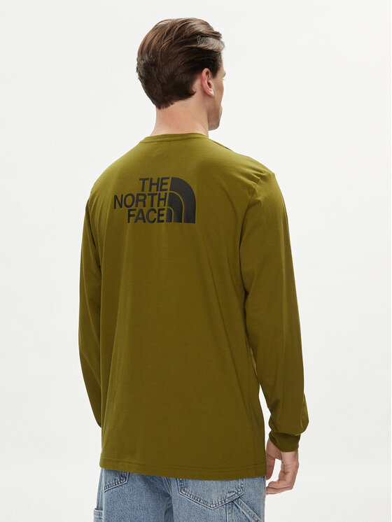 The North Face The North Face Hosszú ujjú Easy NF0A87N8 Zöld Regular Fit