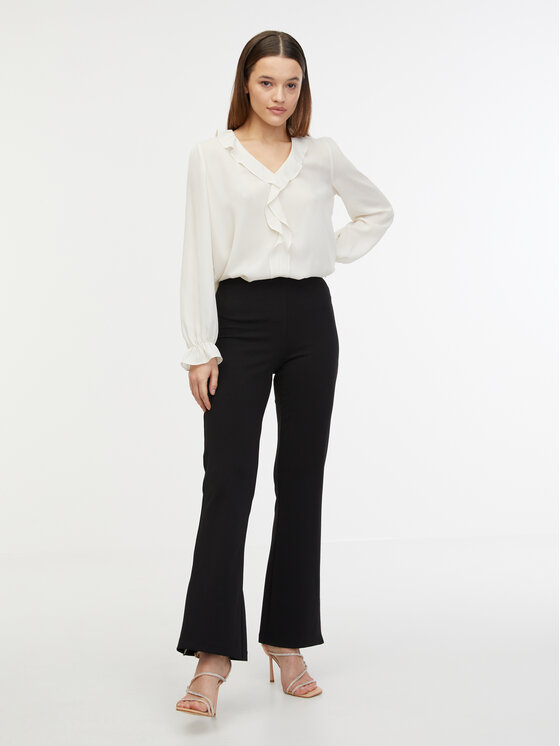 Orsay Orsay Komplet bluza, bluzka i spodnie 1000183X6666__XXL Czarny Regular Fit