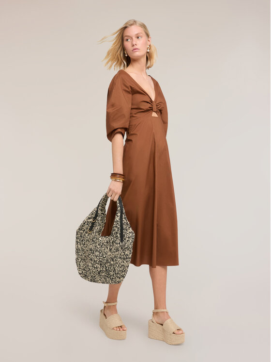 Motivi Motivi Abito da sera 7034Q003568N022 Marrone A-Line Fit