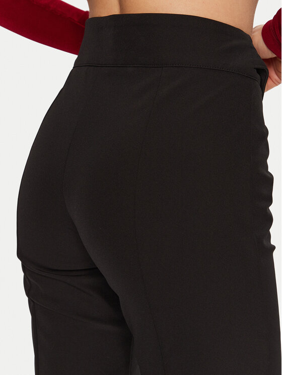 Babylon Babylon Medžiaginės kelnės S00507 Juoda Regular Fit