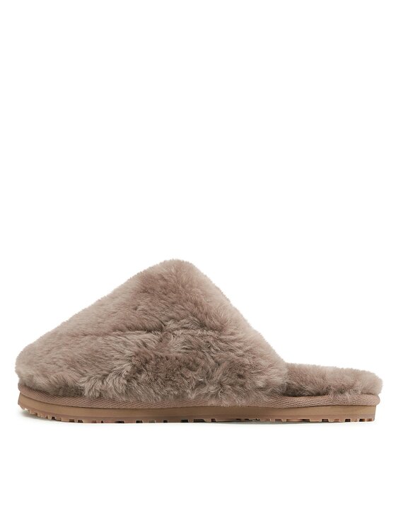 Mou Mou Пантофи Closed Toe Sheepskin Fur Slippper FW161000L Бежов