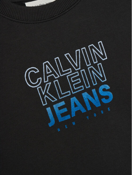 Calvin Klein Jeans Calvin Klein Jeans Μπλούζα IB0IB02376 Μαύρο Relaxed Fit