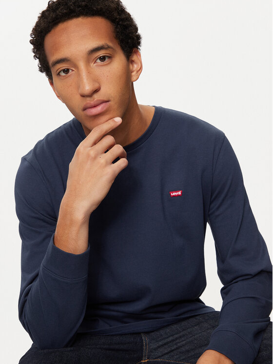 Levi's® Levi's® Longsleeve Original Logo Tee 72848-0001 Granatowy Regular Fit