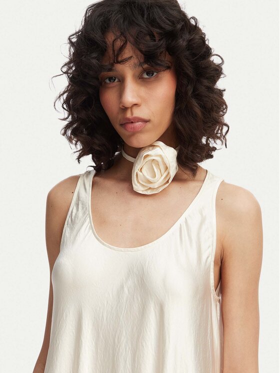 Marella Marella Poletna obleka Alcool 2613221015 Écru Regular Fit