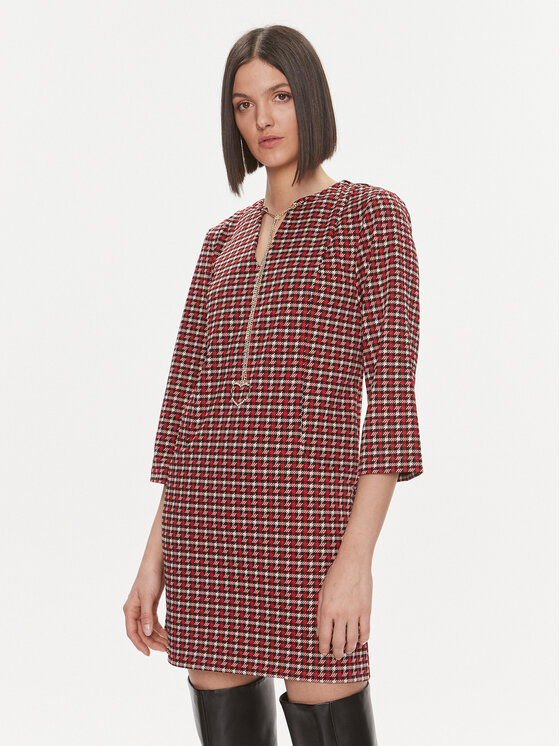 Liu Jo Rochie de zi MF3413 J4050 Roșu Regular Fit