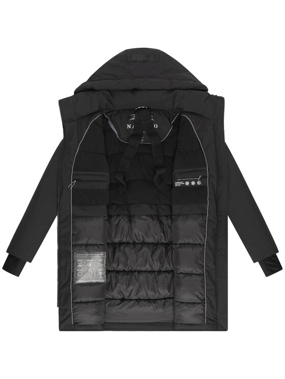 Navahoo Navahoo Kurtka zimowa Winterzart Czarny Regular Fit