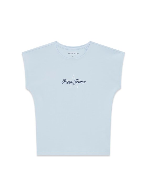 Guess Jeans Guess Jeans T-Shirt 180636 Niebieski Classic Fit