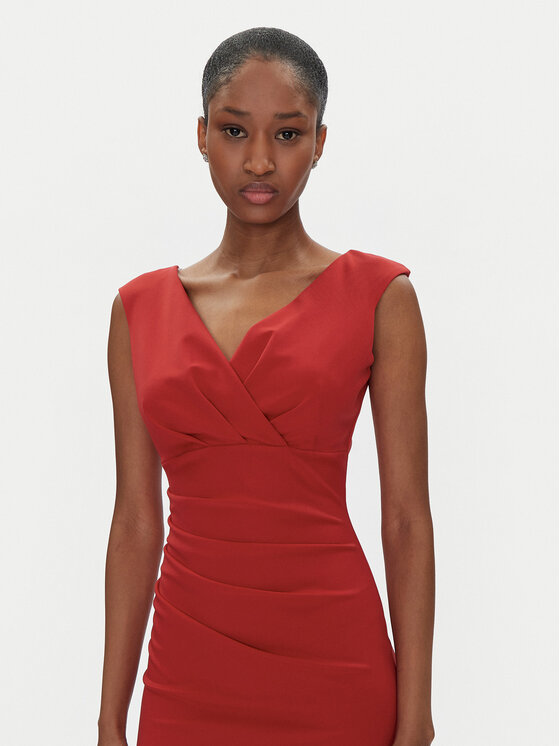 Rinascimento Rinascimento Coctailkleid CFC0122540003 Rot Regular Fit
