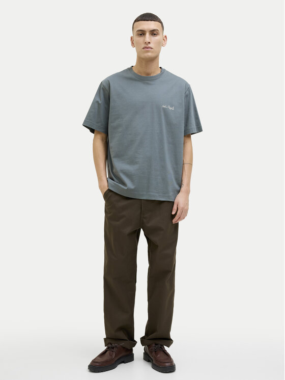 Jack & Jones Jack & Jones T-Shirt Islington 12273015 Modrá Loose Fit