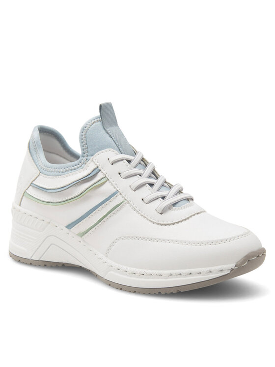 Rieker Rieker Sneakersy N4381-80 Bílá