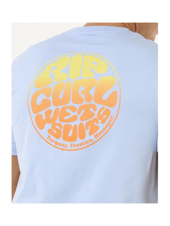 Rip Curl Rip Curl T-Shirt Wettie Passage Icon Tee Błękitny Standard Fit