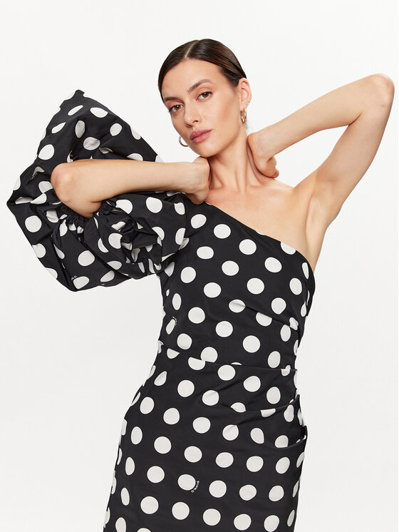 PINKO Pinko Koktejlové šaty Cedro 101208 A0ZL Čierna Slim Fit
