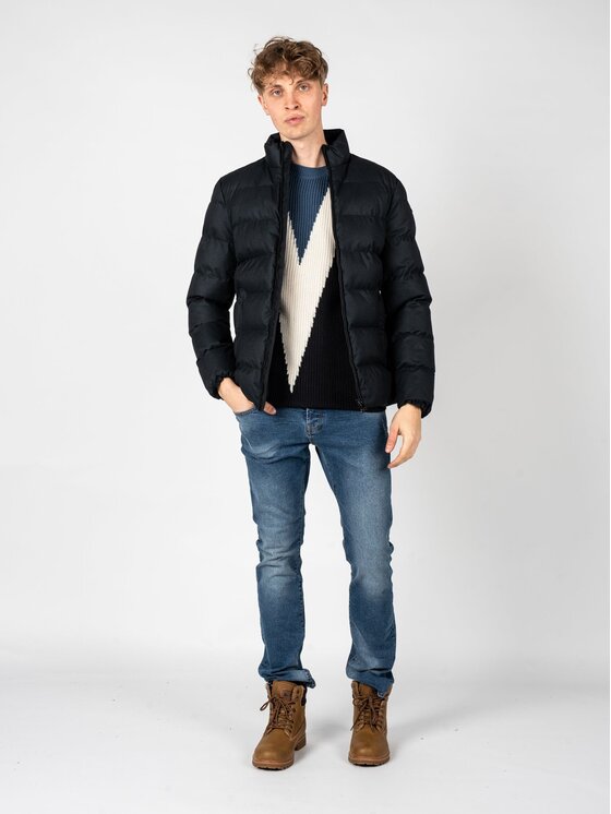 Geox Geox Μπουφάν μεταβατικό M2628Q T2956 Μαύρο Regular Fit