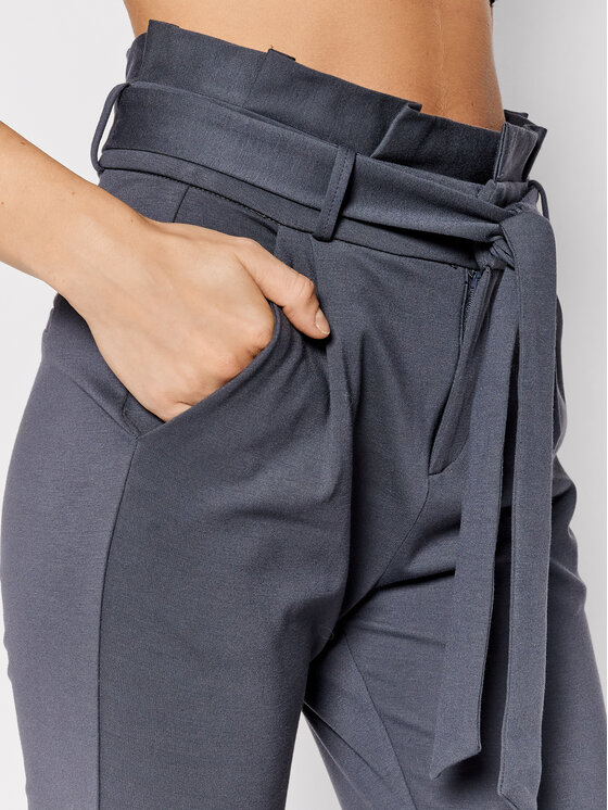 Vero Moda Vero Moda Hlače Eva 10205932 Siva Loose Fit