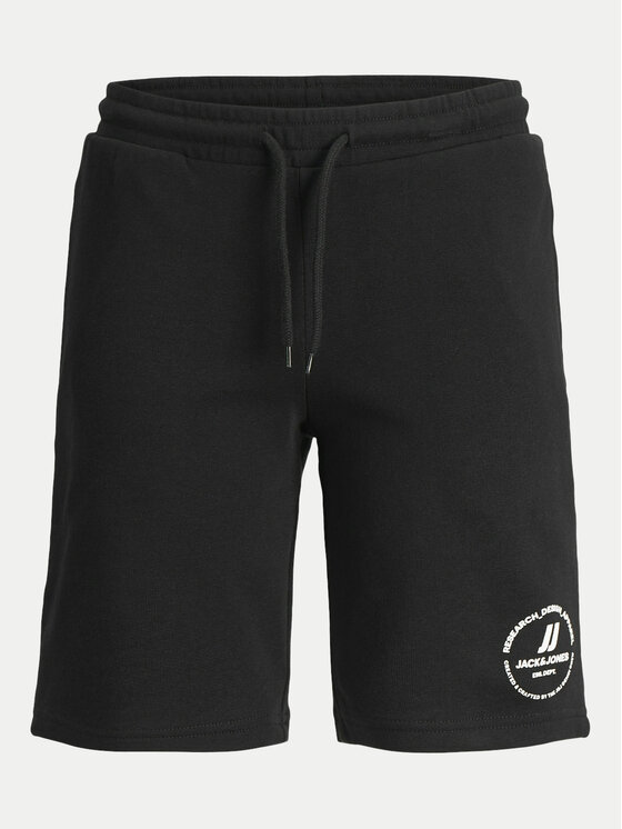 Jack & Jones Junior Jack & Jones Junior Szorty sportowe Swift 12249966 Czarny Slim Fit