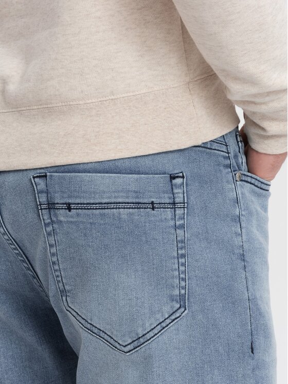 Ombre Ombre Jeansy P923 Modrá Regular Fit