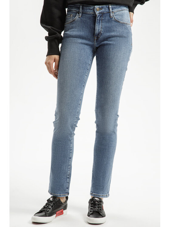 Cross Jeans Cross Jeans Jeansy P 489-222 Niebieski Slim Leg