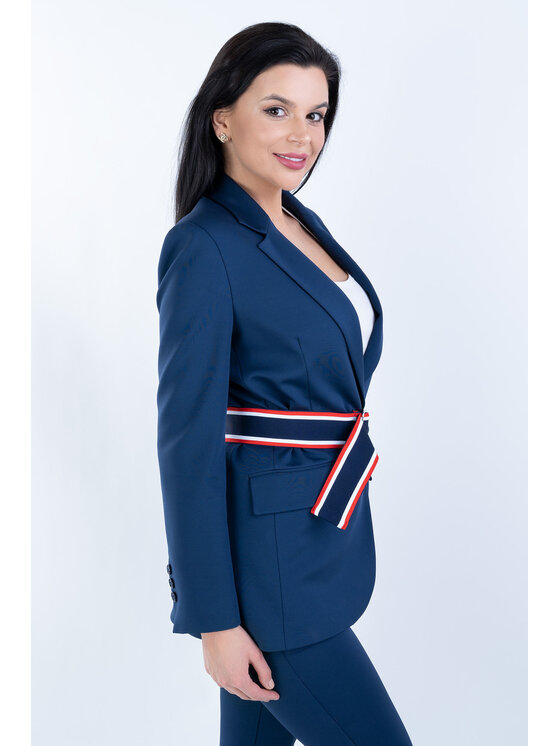 PINKO Pinko Marynarka ERICE Niebieski Regular Fit