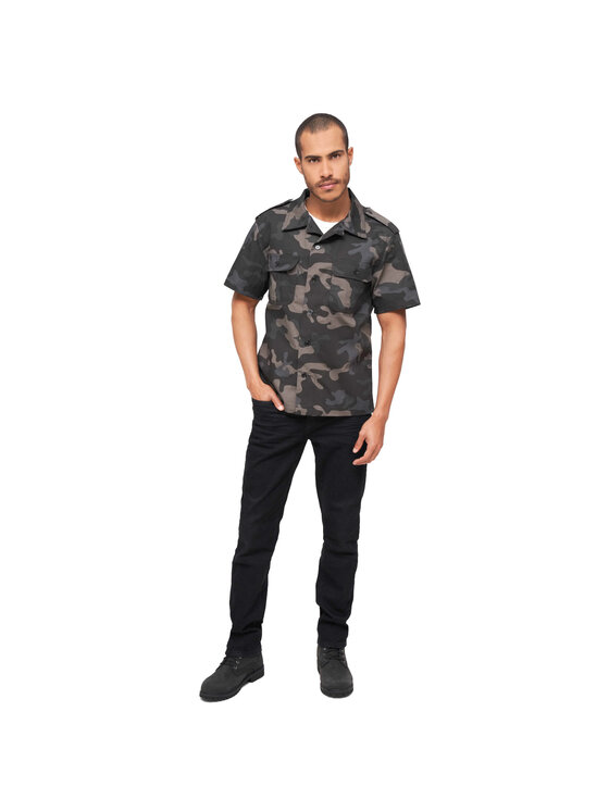 Brandit Brandit Koszula 4101.4.XXL Szary Regular Fit