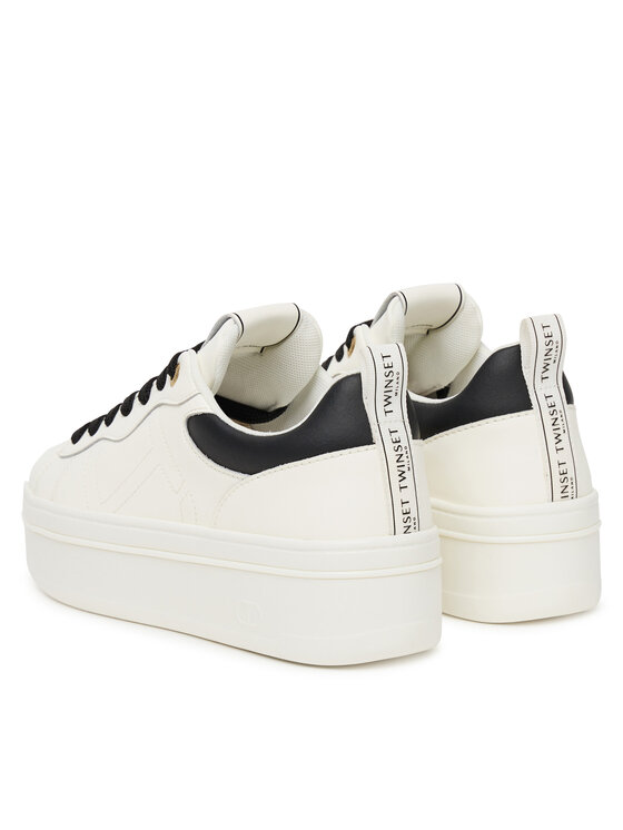 TWINSET TWINSET Снікерcи 252TCP024 Білий