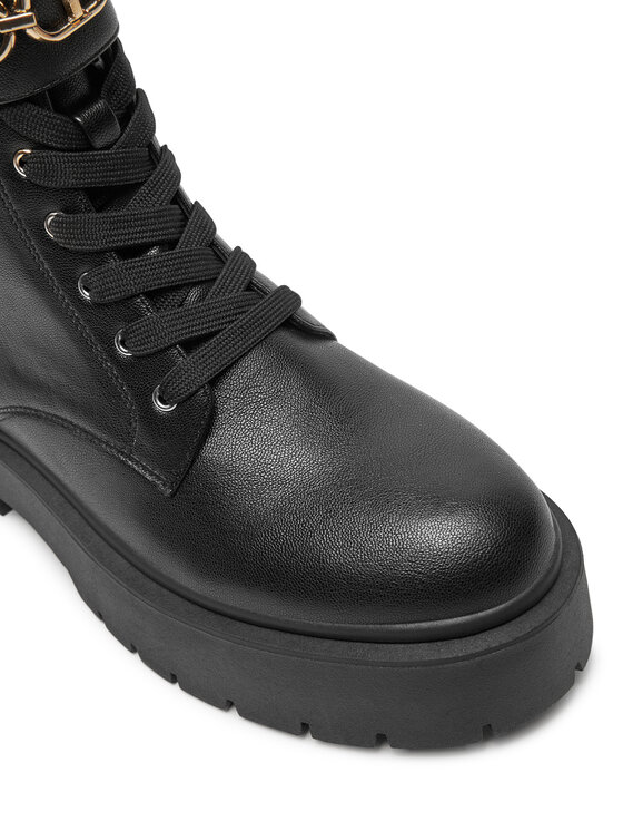 TWINSET TWINSET Schnürstiefeletten 242TCP062 Schwarz