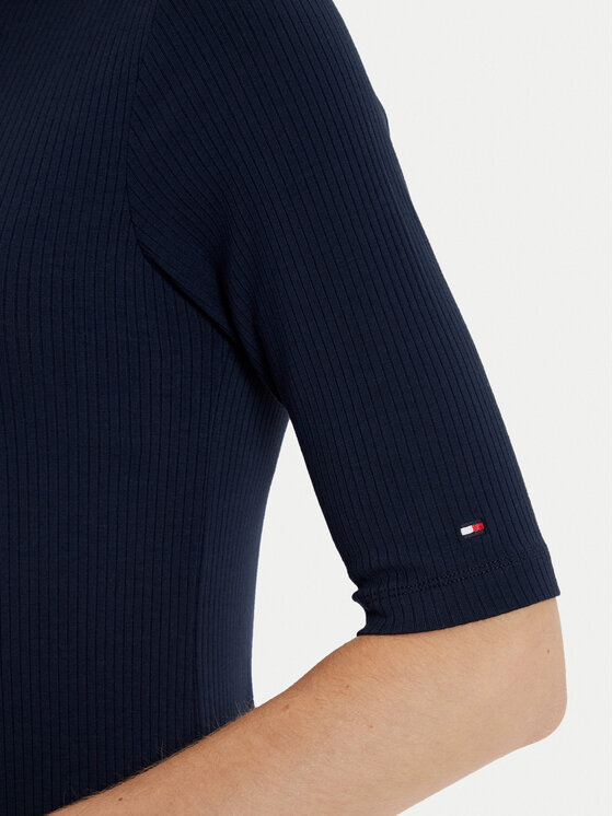 Tommy Hilfiger Tommy Hilfiger Hétköznapi ruha WW0WW44430 Sötétkék Slim Fit