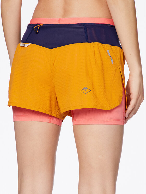 Asics Asics Спортни шорти ASICS Fujitrail 2-N-1 Short Оранжев Regular Fit