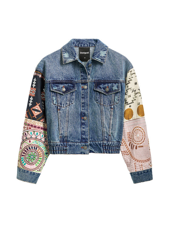 Desigual Desigual Džinsinė striukė Cassid 25SWED59 Mėlyna Regular Fit