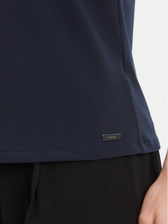 Calvin Klein Calvin Klein Polokošeľa LV044C221G Tmavomodrá Slim Fit