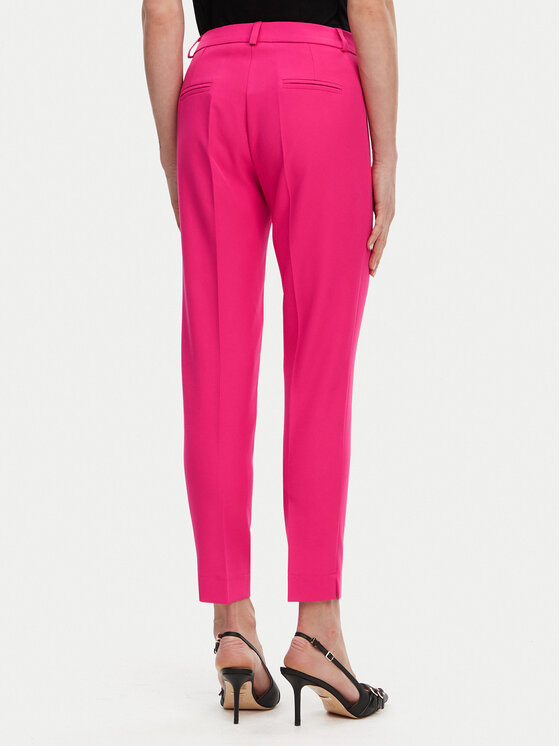 Maryley Maryley Hlače iz tkanine 25EB52Z/M24/43AL Roza Regular Fit
