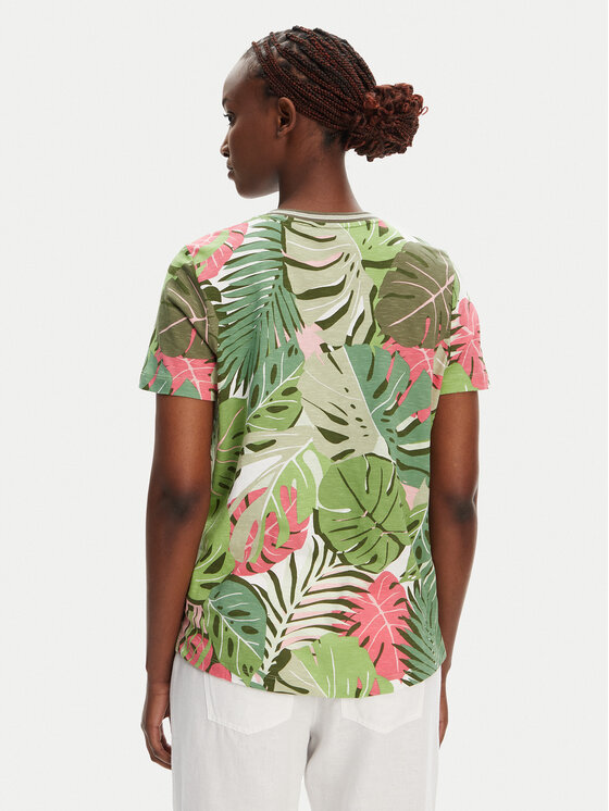 Olsen Olsen T-Shirt 11105096 Zielony Regular Fit