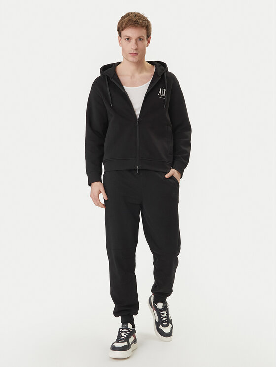 Armani Exchange Armani Exchange Mikina XM000371 AF10818 UC001 Čierna Regular Fit