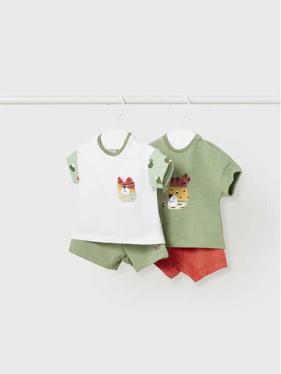 Mayoral Mayoral 2er-Set T-Shirts und Shorts 1629 Bunt Regular Fit