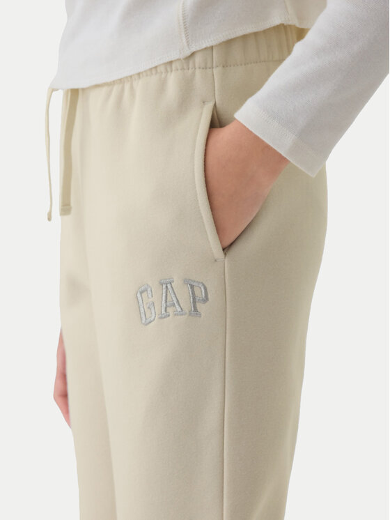 Gap Gap Долнище анцуг 486496-08 Бежов Regular Fit