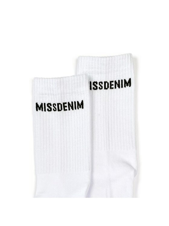 MissDenim MissDenim Skarpety długie Front Biały