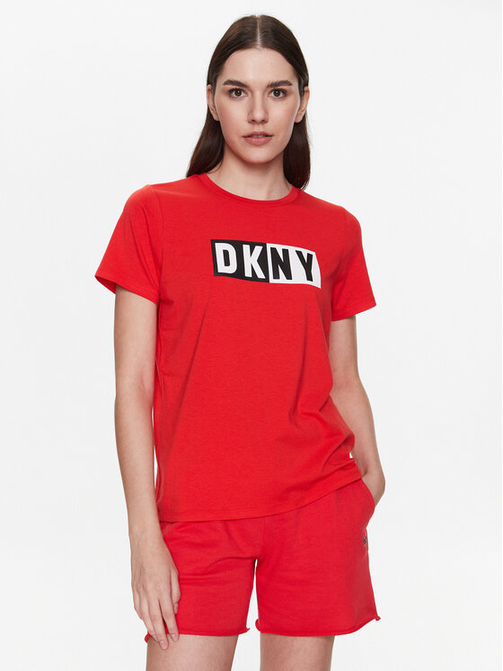 DKNY Sport T-krekls DP2T5894 Sarkans Classic Fit