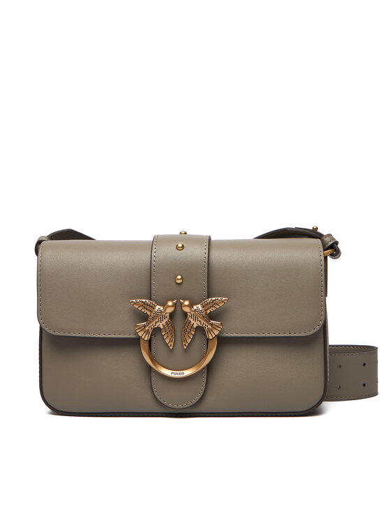 PINKO PINKO Geantă Love One Mini Slouchy Fl Al 25-26 104340 A0QO Gri