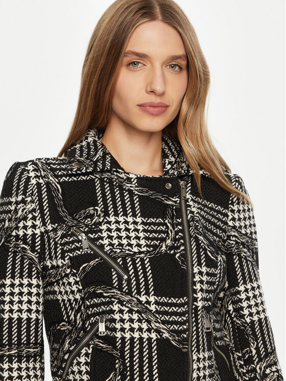 Guess Guess Prechodný kabát W5RL29 WGWG0 Čierna Regular Fit