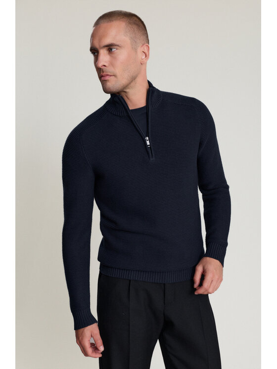 Próchnik Próchnik Sweter PM20 SW073226000067 Granatowy Regular Fit