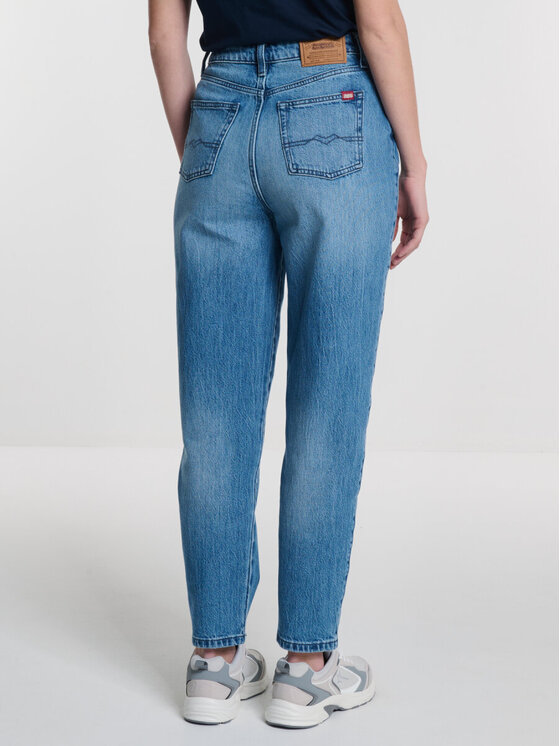 BIG STAR BIG STAR Jeansy SILLA_363_190 Niebieski Mom Fit