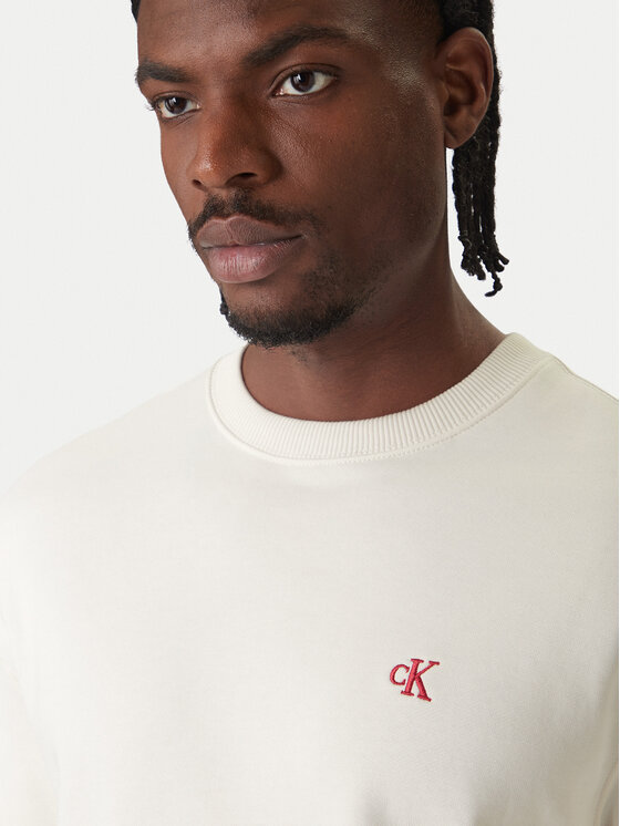 Calvin Klein Jeans Calvin Klein Jeans Суитшърт LV04RC296G Екрю Regular Fit