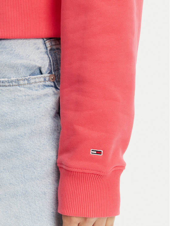 Tommy Jeans Tommy Jeans Pulóver DW0DW21345 Rózsaszín Relaxed Fit